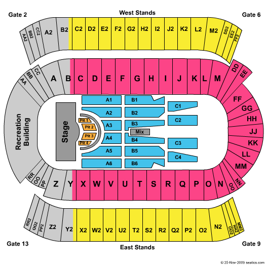 Commonwealth Stadium - Edmonton Bon Jovi Seating Chart